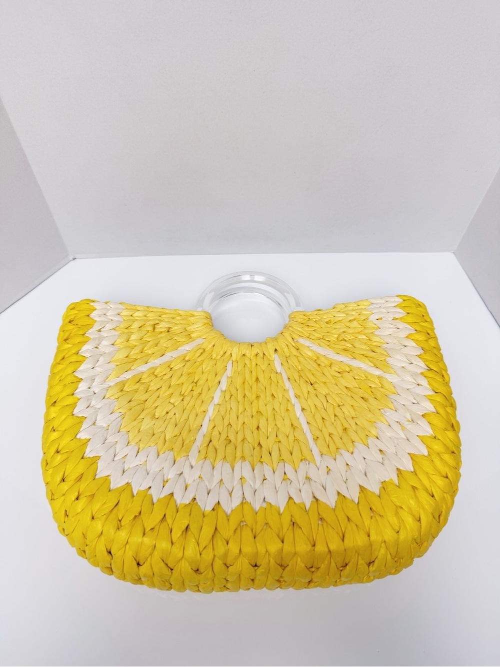 Kate Spade - Lemon Raffia Handbag - Picture 5 of 9